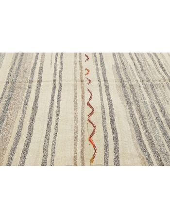 Modern Vintage Hemp Kilim Rug - 5`7