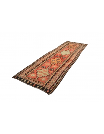 Vintage Decorative Turkish Kars Kilim - 3`9