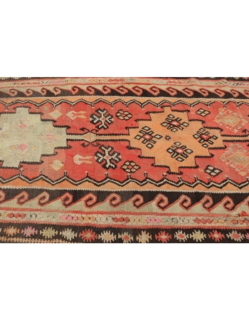 Vintage Decorative Turkish Kars Kilim - 3`9