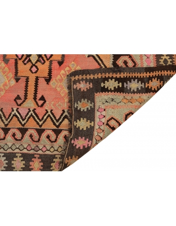 Vintage Decorative Turkish Kars Kilim - 3`9