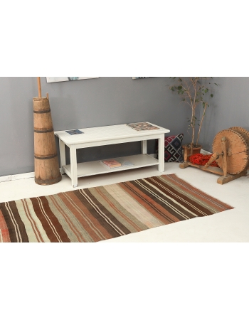 Striped Vintage Kilim Runner - 3`9