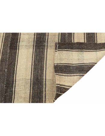 Striped Large Vintage Kilim Rug - 7`3