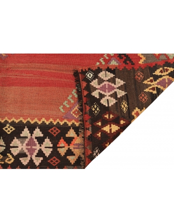 Vintage Decorative Turkish Kars Kilim - 6`0