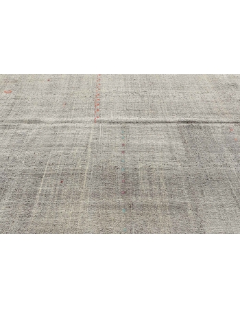 Vintage Gray Modern Kilim Rug - 7`3