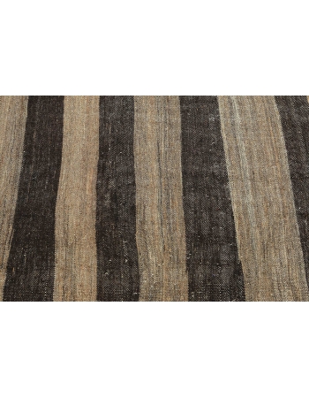 Small Brown & Gray Kilim Rug - 3`5