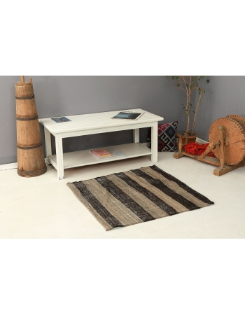 Small Brown & Gray Kilim Rug - 3`5