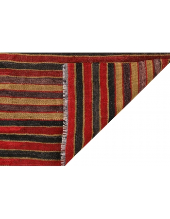 Small Vintage Striped Kilim Rug - 3`5