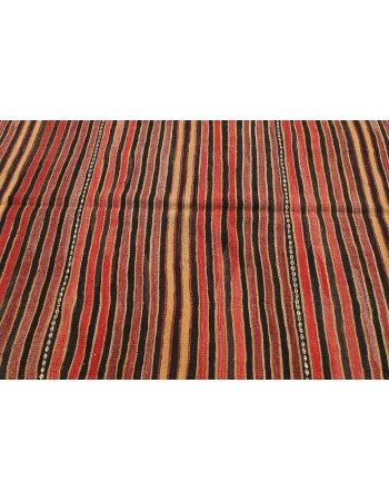 Vintage Striped Kilim Rug - 4`5