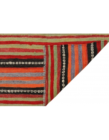 Vintage Decorative Striped Kilim Rug - 5`4