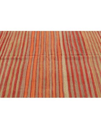 Striped Decorative Vintage Kilim Rug - 4`3