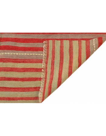 Striped Decorative Vintage Kilim Rug - 4`3