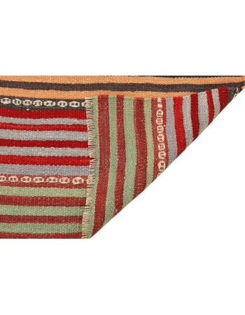 Decorative Striped Vintage Kilim Rug - 5`3