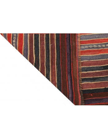 Striped Turkish Vintage Kilim Rug - 5`3