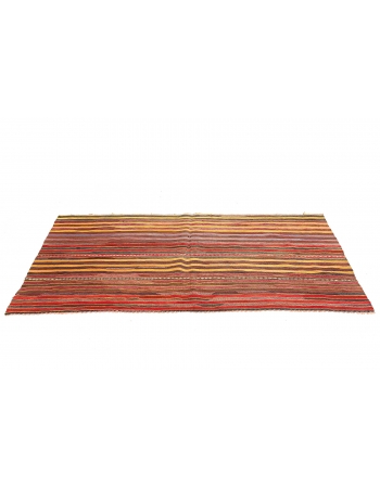 Small Striped Vintage Kilim Rug - 3`9