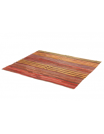 Small Striped Vintage Kilim Rug - 3`9