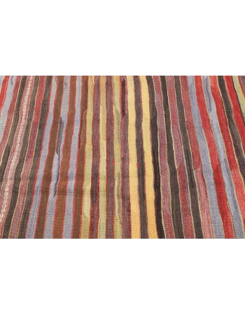 Vintage Striped Kilim Rug - 4`11