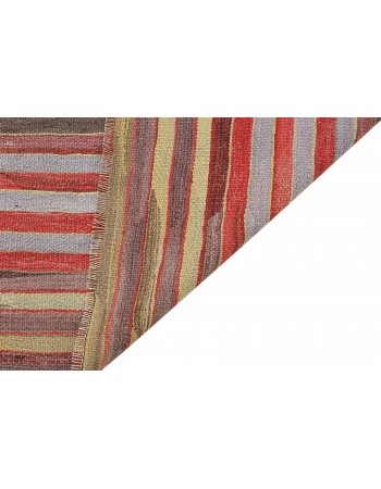 Vintage Striped Kilim Rug - 4`11