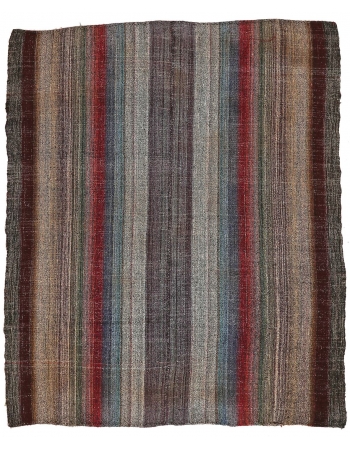 Decorative Vintage Kilim Rug - 7`10" x 9`2"