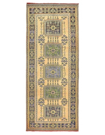 Decorative Vintage Turkish Oushak Rug - 4`6