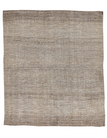 Gray Vintage Modern Kilim Rug - 7`7" x 8`6"