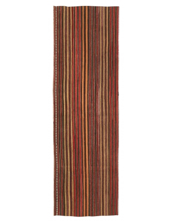 Small Vintage Striped Kilim Rug - 3`5" x 5`1"