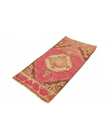Mini Washed Out Turkish Rug - 1`8