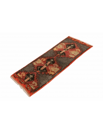 Decorative Vintage Mini Turkish Rug - 1`1