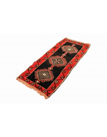 Vintage Decorative Mini Turkish Rug - 1`10