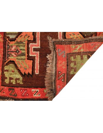 Vintage Turkish Mini Kars Rug - 1`8