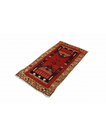 Vintage Decorative Mini Rug - 1`10