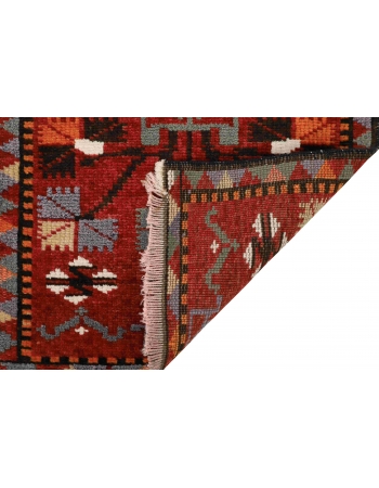 Unique Vintage Mini Turkish Rug - 1`7