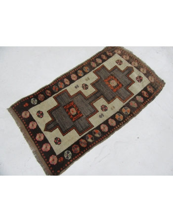 Mini Vintage Turkish Rug - 1`9