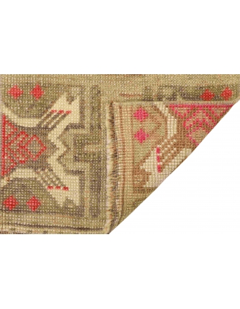 Vintage Washed Out Mini Rug - 1`5