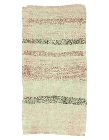 Mini Vintage Hemp Kilim Rug - 1`9" x 3`4"