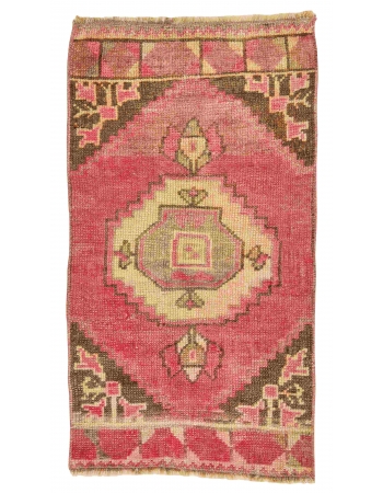 Mini Washed Out Turkish Rug - 1`8