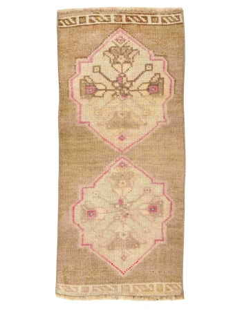 Mini Washed Out Vintage Rug - 1`4