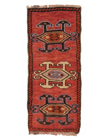 Vintage Mini Turkish Rug - 1`5" x 3`4"