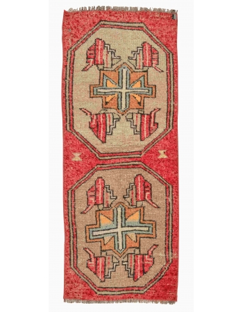 Vintage Mini Turkish Rug - 1`5