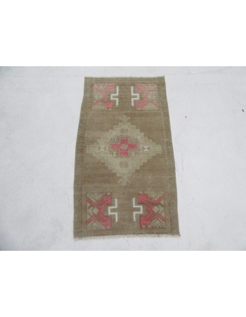 Vintage Mini Turkish Rug - 1`7