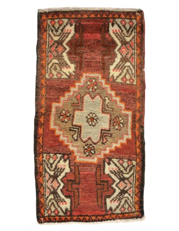 Vintage Turkish Mini Kars Rug - 1`6