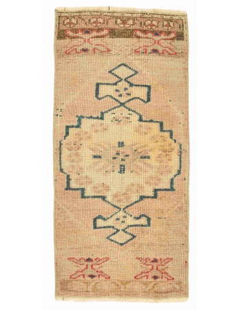 Vintage Washed Out Mini Rug - 1`5