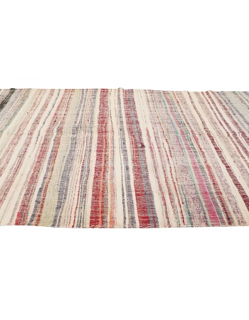 Striped Vintage Decorative Rag Rug - 5`9