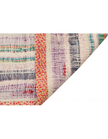 Striped Vintage Decorative Rag Rug - 5`9