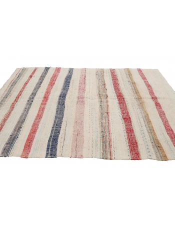 Vintage Turkish Rag Rug - 5`11