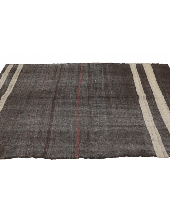 Vintage Decorative Striped Kilim Rug - 5`1