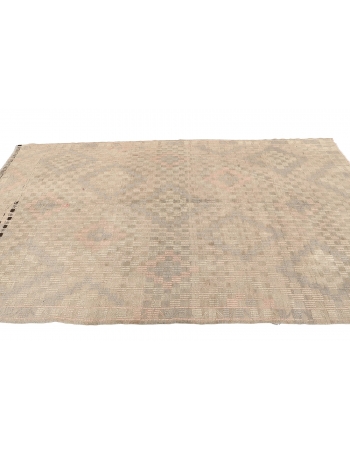 Washed Out Vintage Kilim Rug - 5`8