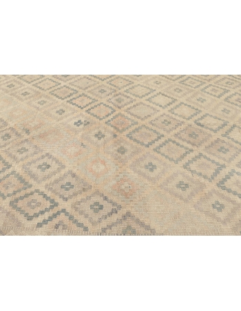 Embroidered Washed Out Kilim Rug - 6`7