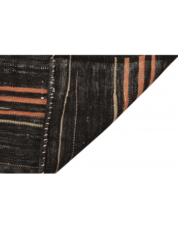 Striped Vintage Goat Hair Kilim Rug - 6`3