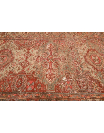 Large Vintage Caucasian Sumaq Rug - 8`8