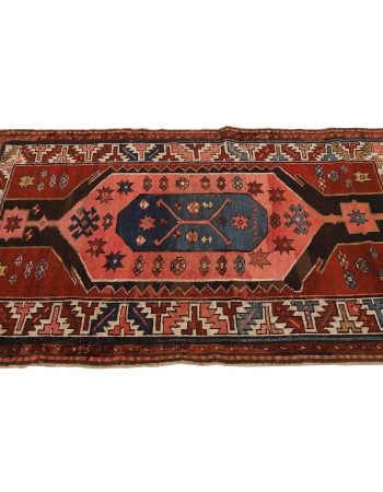 Decorative Vintage Caucasian Rug - 3`8